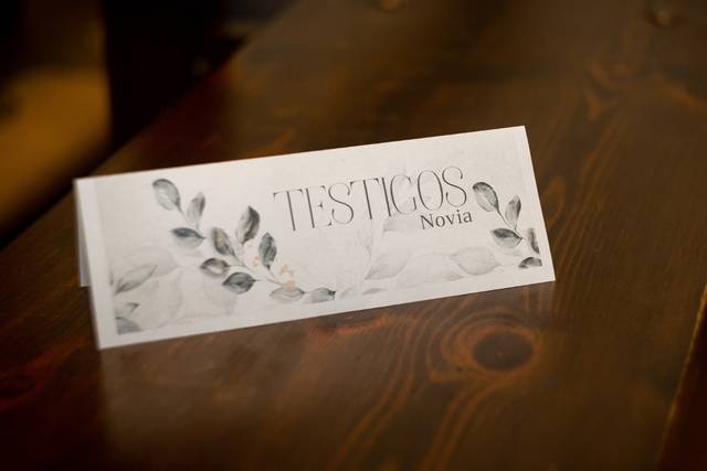 Testigos novios
