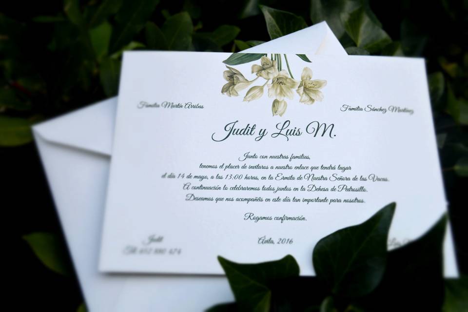 Invitación Bouquet