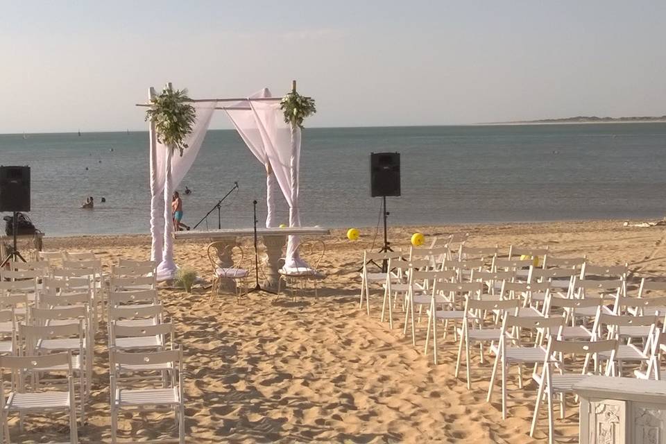 Ceremonia en la playa