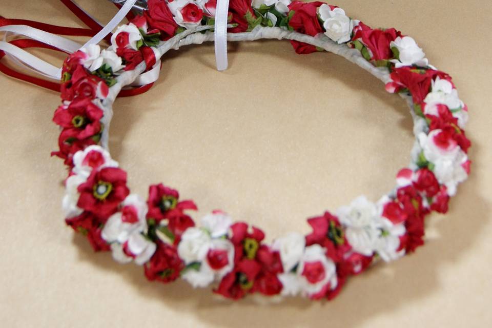 Pulseras con rosas preservadas