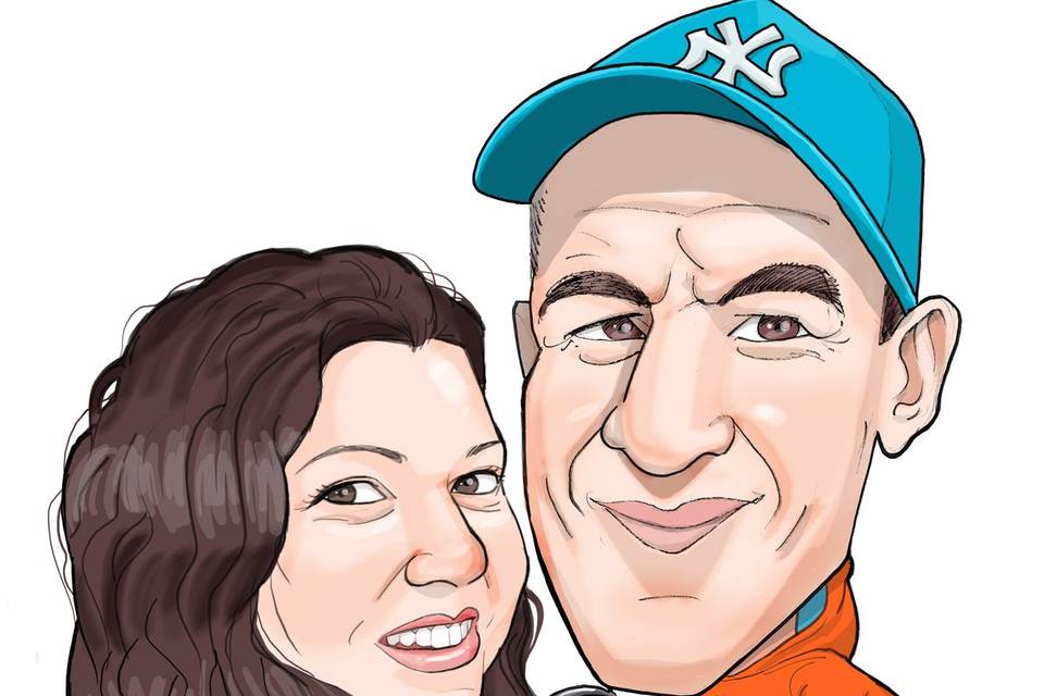Caricatura a color
