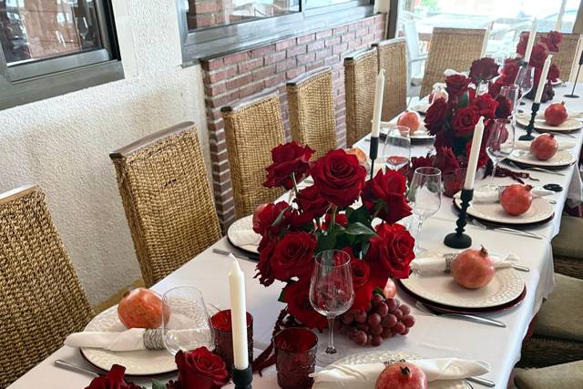 Chic Borgoña / Detalles Elegan