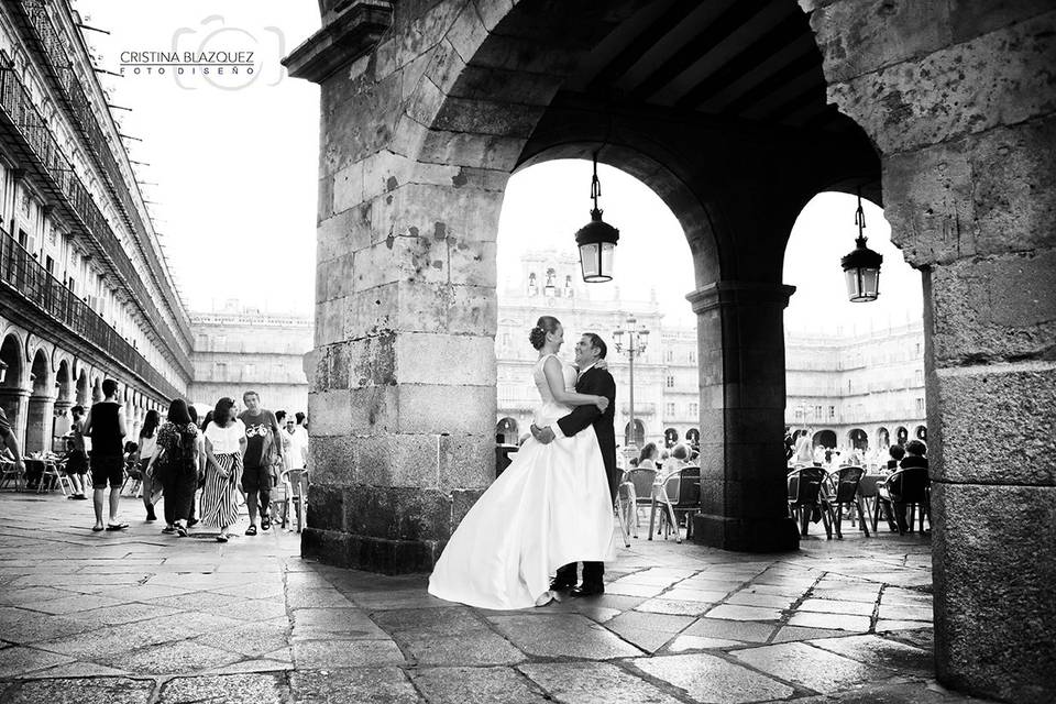 Postboda plaza mayor Salamanca