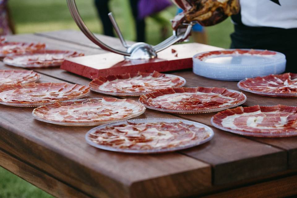 Mesa de jamón