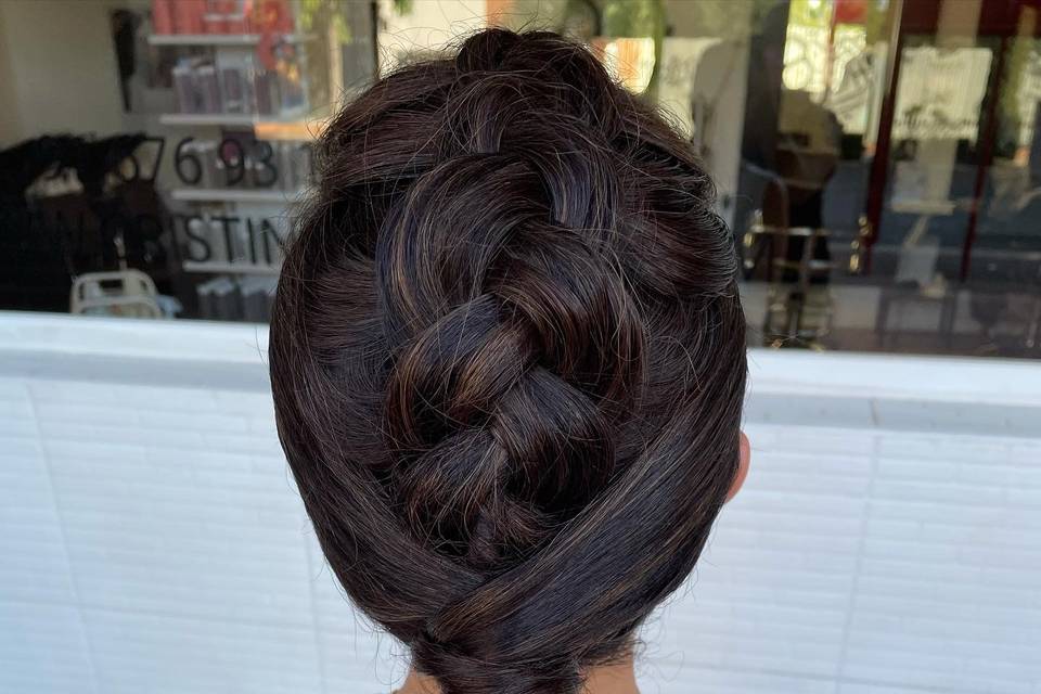 Trenzas y coletas