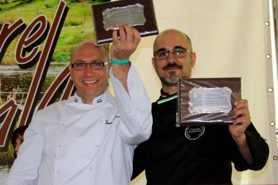 Con el cocinero Javier García