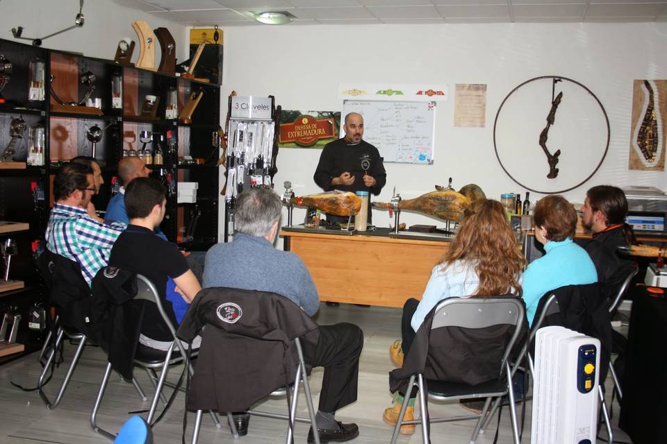 Con el cocinero Javier García