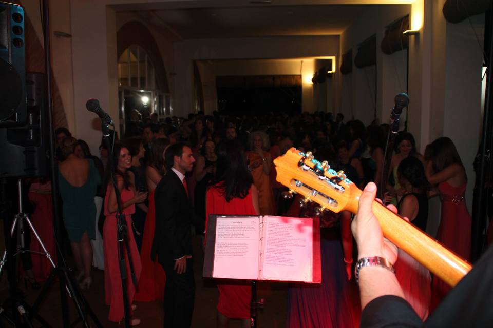 De boda desde el escenario