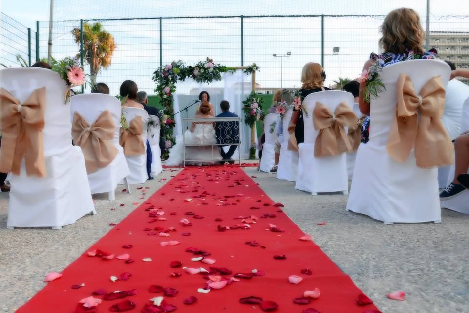 Postboda en la playa