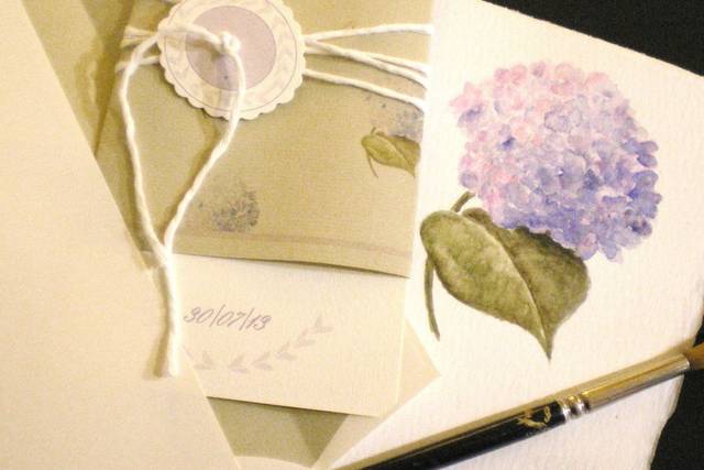 Hortensias muy chic
