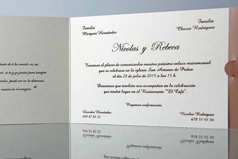 Invitacion boda 34915