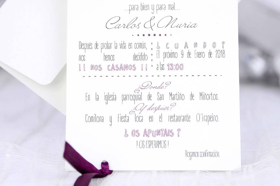 Invitacion boda 39230