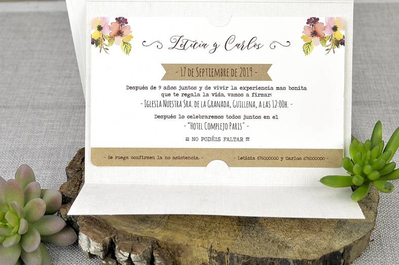 Invitacion boda 39322