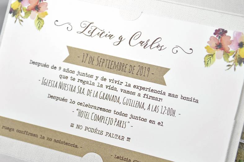 Invitacion boda 39322