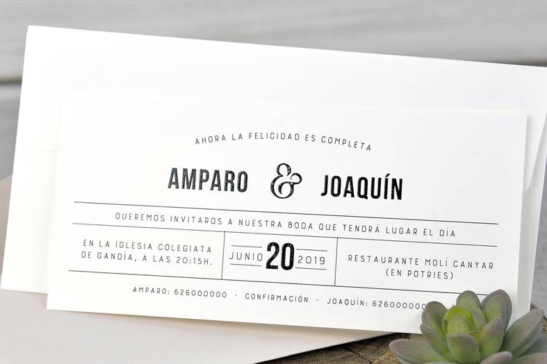 Invitacion boda 39330