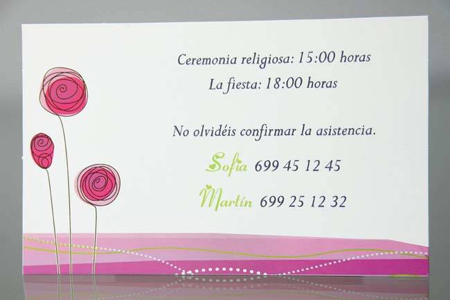 Invitacion boda 42905