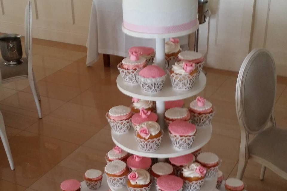 Torre cupcake de boda