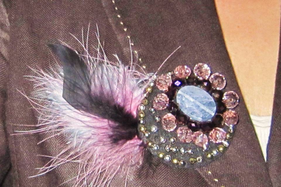 Tocado - broche vintage 20