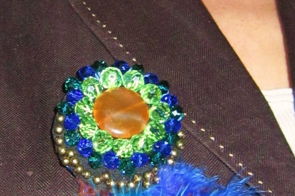 Tocado - broche vintage 20