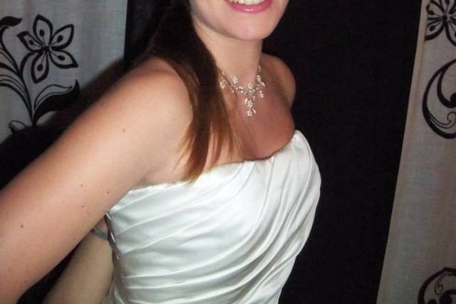 Novia maquillada