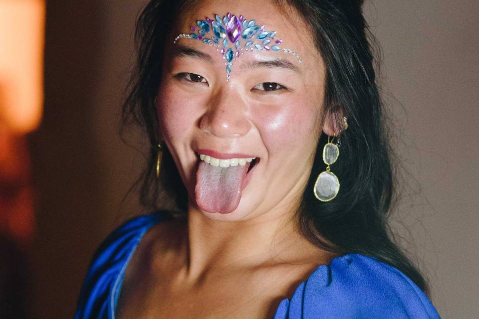 Glitter bar y atrezzo