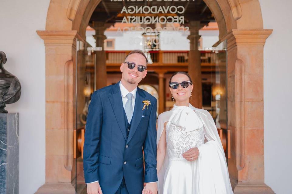 Llegaron los novios!
