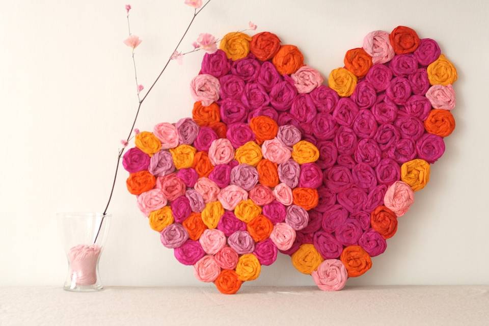 Corazones con color