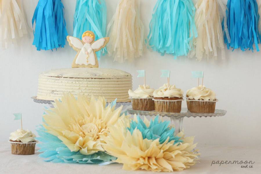 Mesa dulce en azul