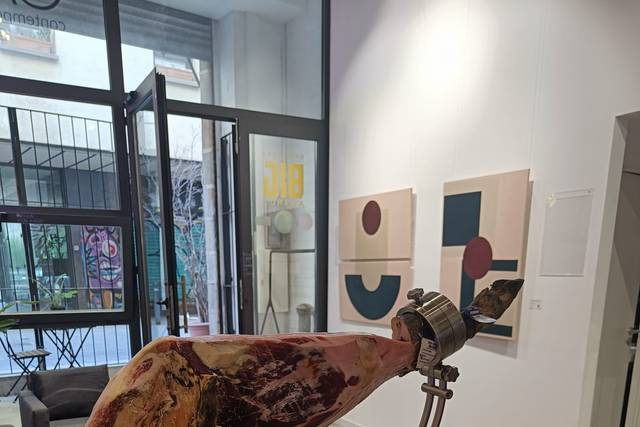 Corte de jamón para evento privado