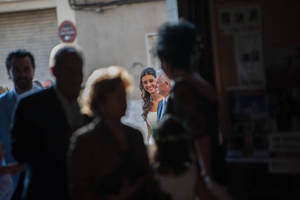 Llegada de la novia
