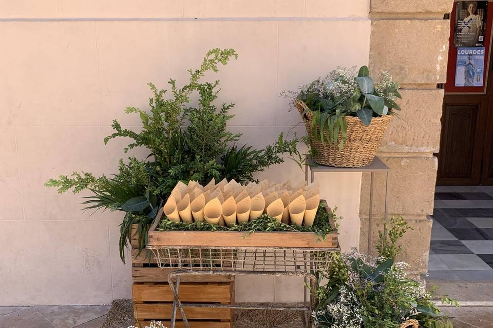 Detalle arroz ceremonia