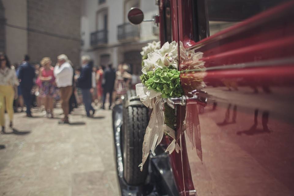 Detalle coche clásico