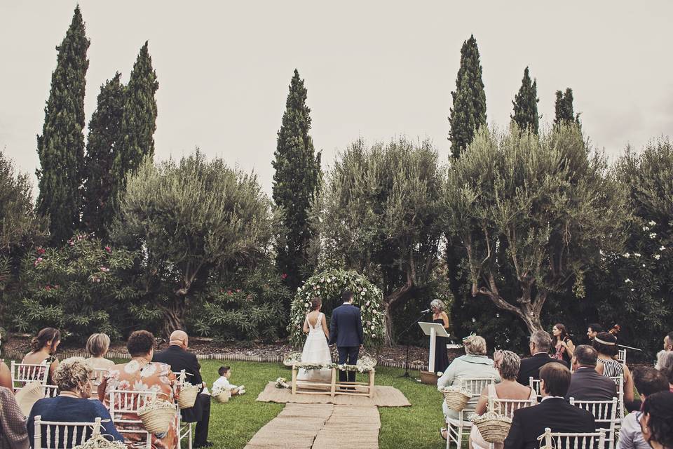 Boda en el exterior