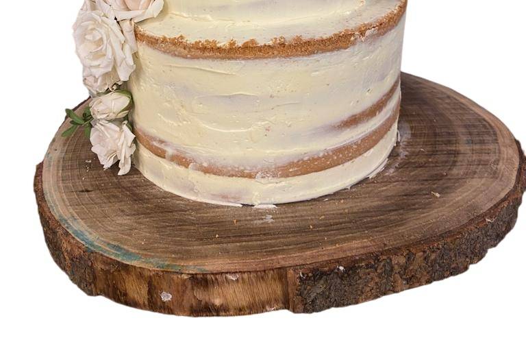 Naked Cake 2 pisos rosas