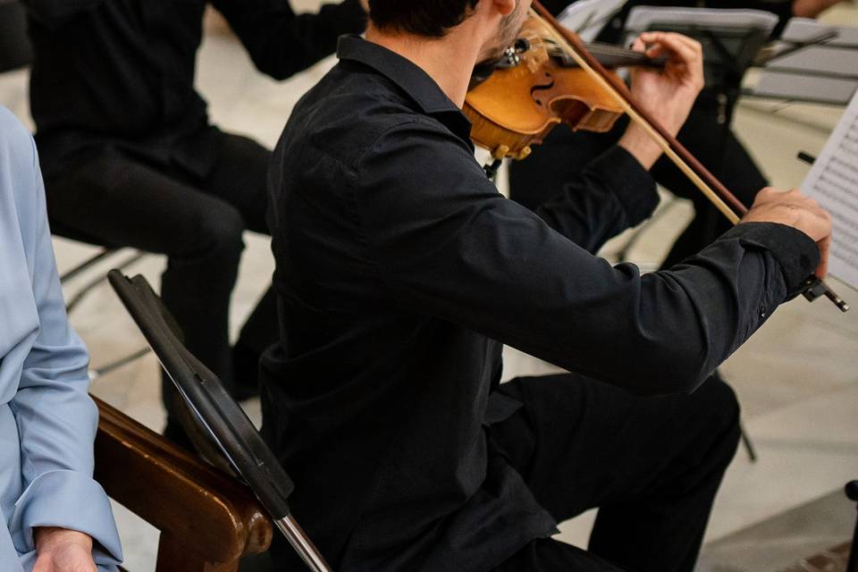 Cuarteto en boda