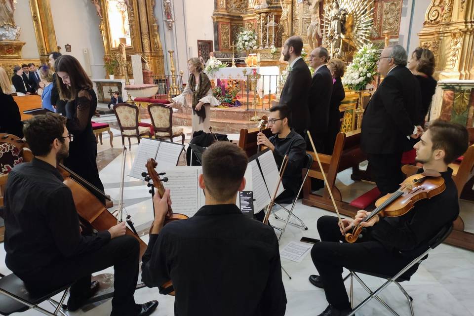 Cuarteto en boda