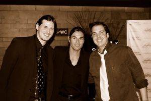 Con Julio Iglesias Jr.