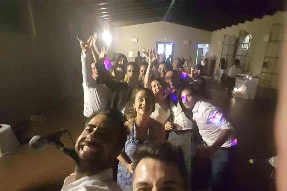 Selfie de boda clásico