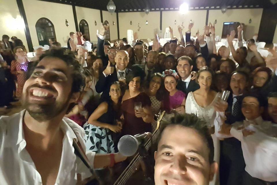 Selfie de boda clásico