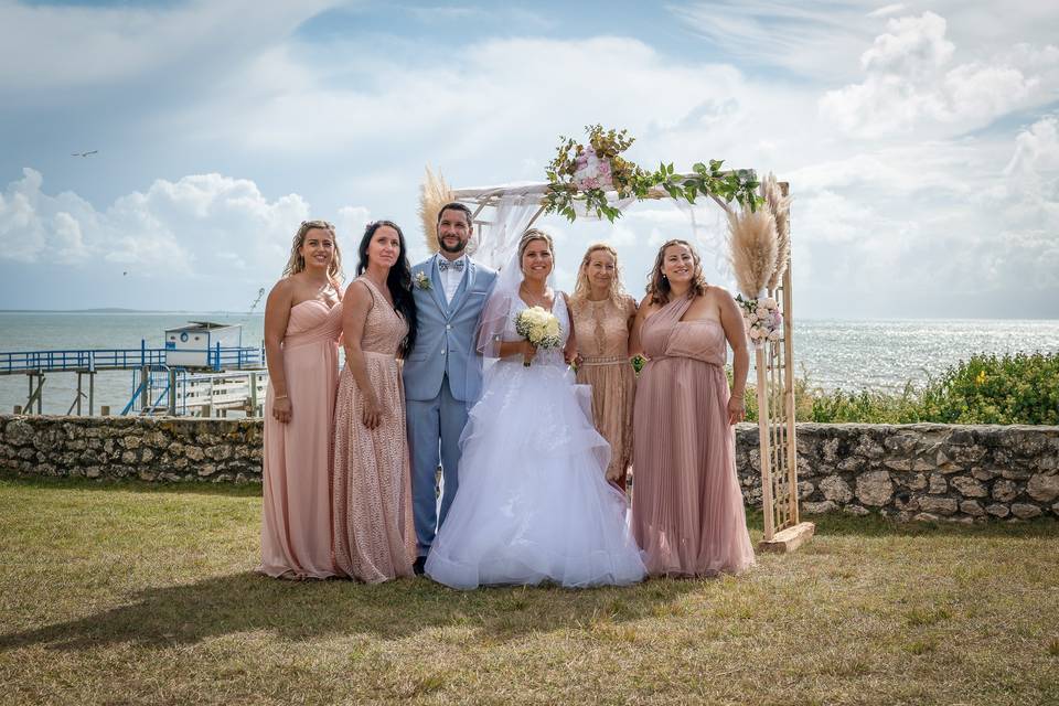 Boda, retrato de familia