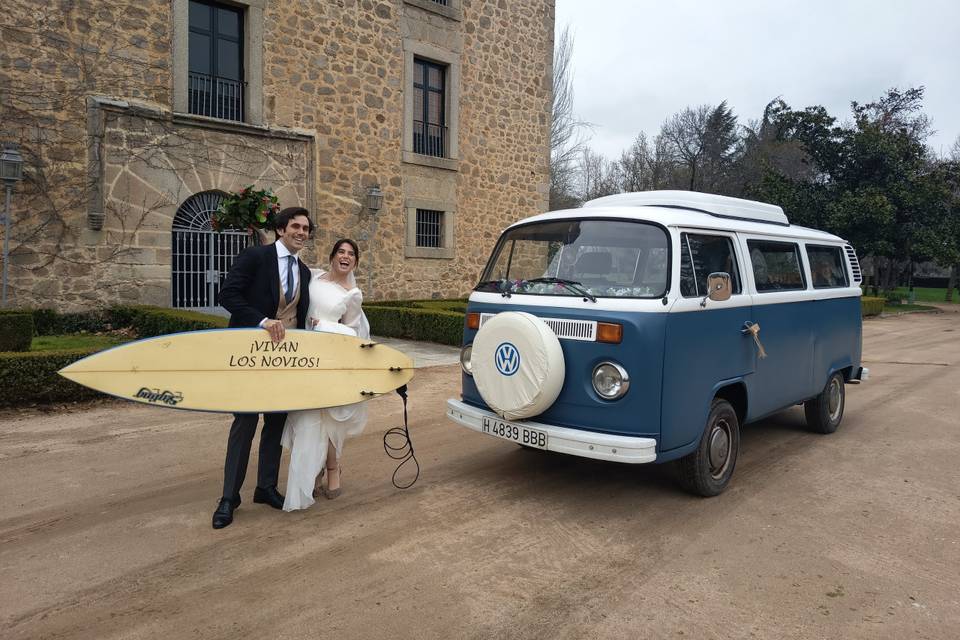 Tabla surf con mensaje