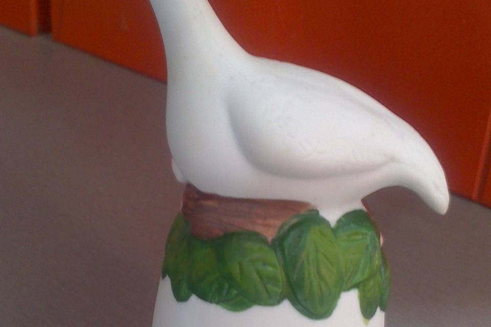 Campana con cisne