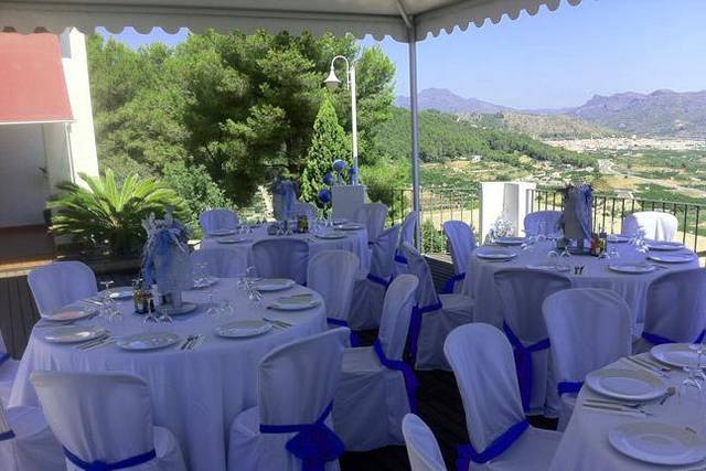 Banquete en el exterior