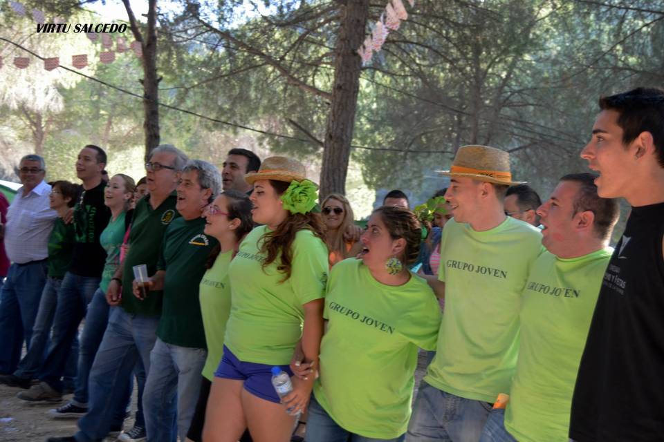 Caseta de los verde rromeria