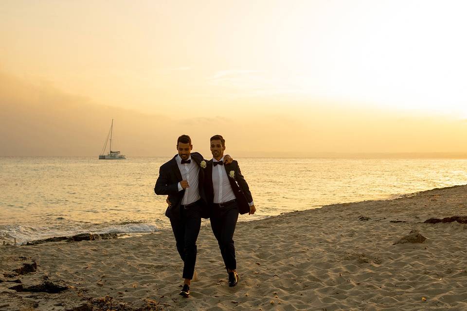 Boda en la Playa de Migjorn