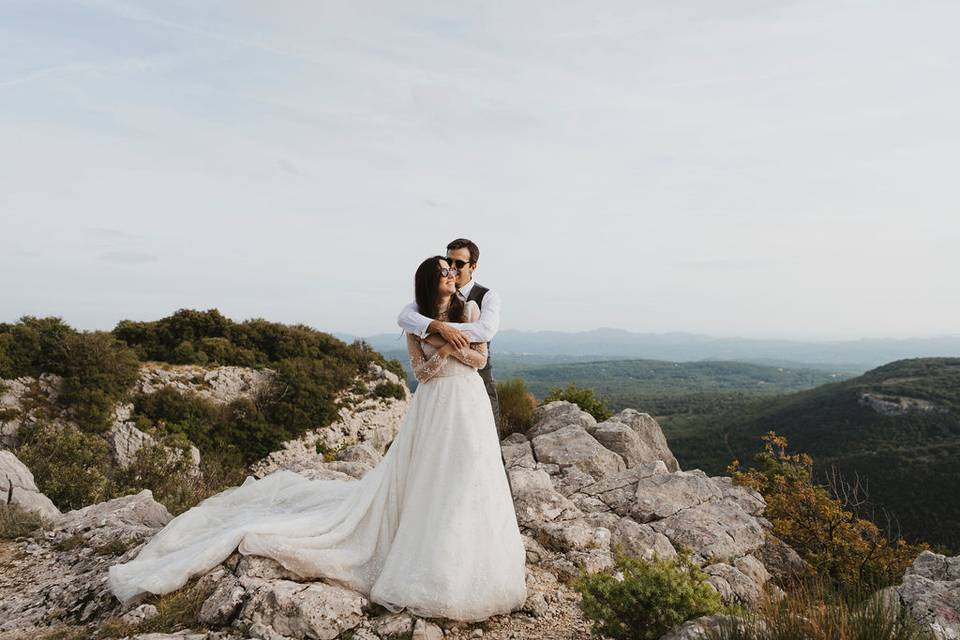 Fotos de postboda naturales
