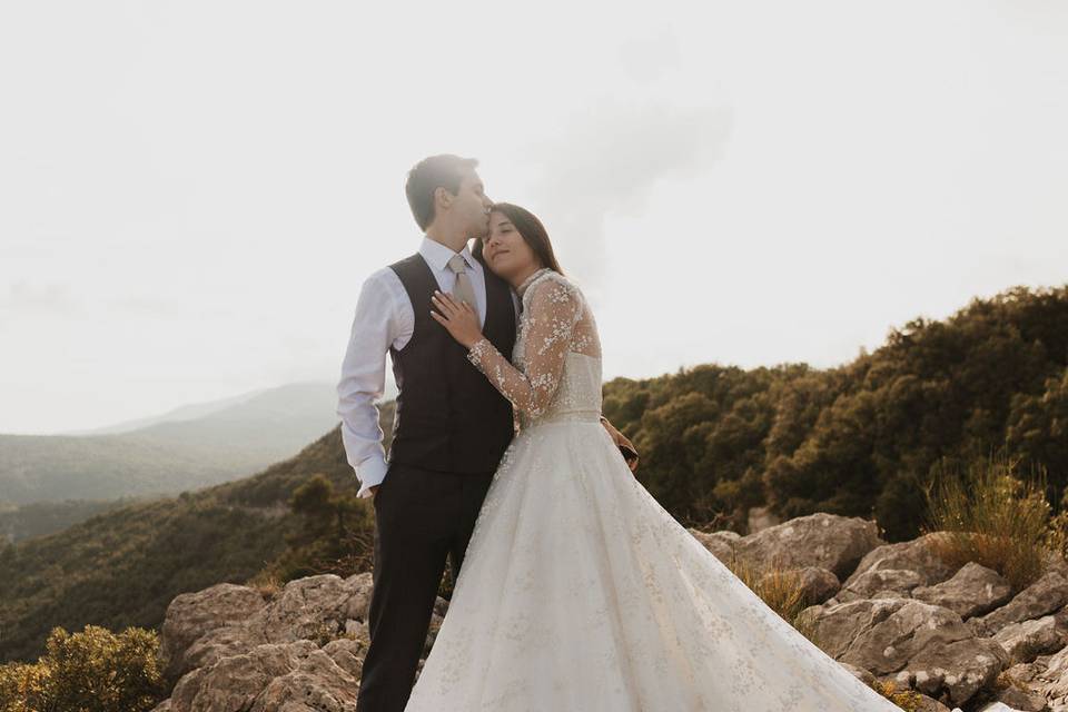 Fotos de postboda naturales