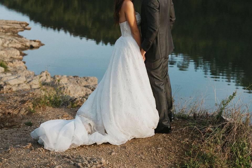 Fotos de postboda naturales