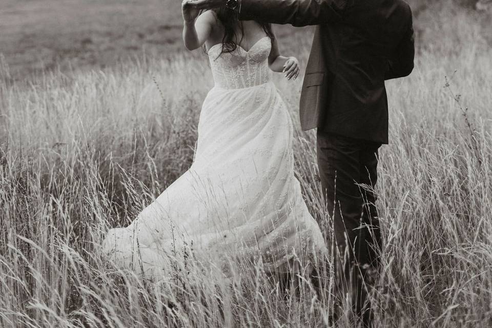 Fotos de postboda naturales