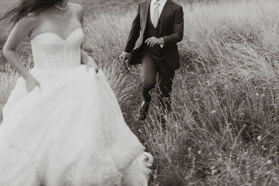 Fotos de postboda naturales